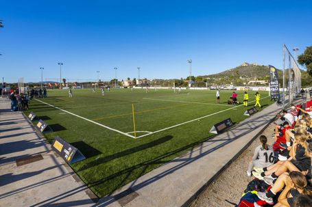O estádio onde decorreu a partida