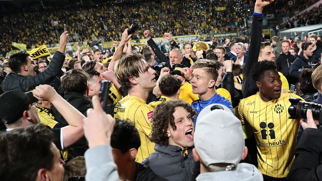 Adeptos do Roda invadem relvado para festejar uma subida que ainda não aconteceu