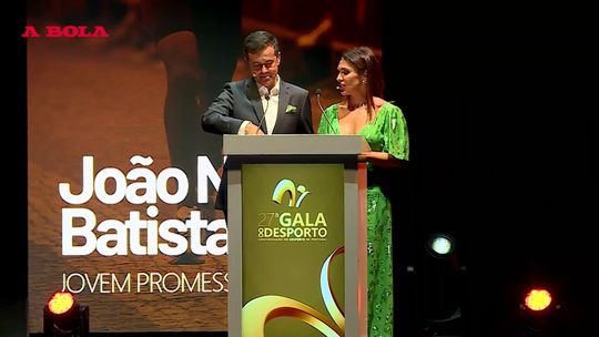 Vencedor do prémio Jovem Promessa: João Neves