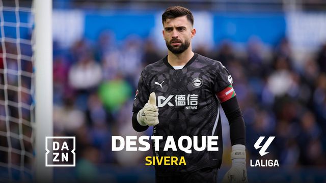 Que defesa! Lenglet já via a bola lá dentro, mas Sivera tinha outra ideia