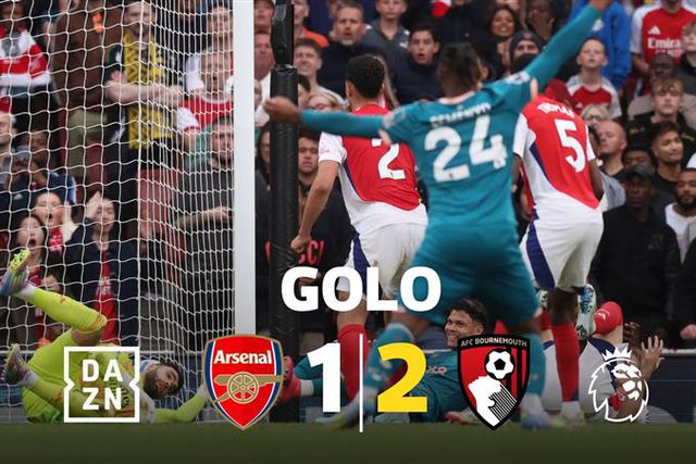 Evanilson marcou, Arsenal pediu falta e Bournemouth festejou (vídeo)