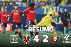 Villarreal mantém lugar de Champions com vitória com o Osasuna (resumo)