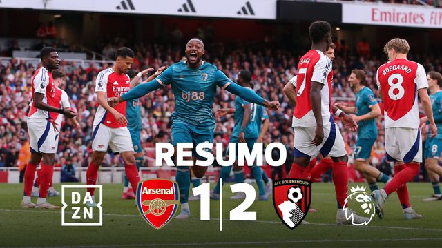 Arsenal surpreendido pelo Bournemouth antes do PSG (resumo)