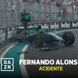 Aston Martin colocou Alonso à frente de Lawson e deu nisto