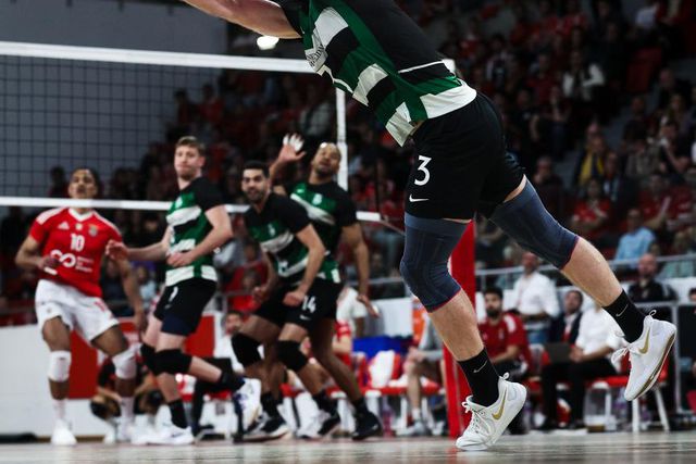 Equipa de voleibol do Sporting 2024-25. Foto Sporting