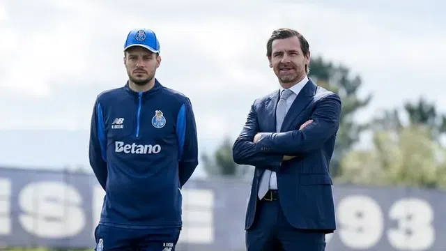Martín Anselmi e André Villas-Boas em consonância (FOTO: FC PORTO)