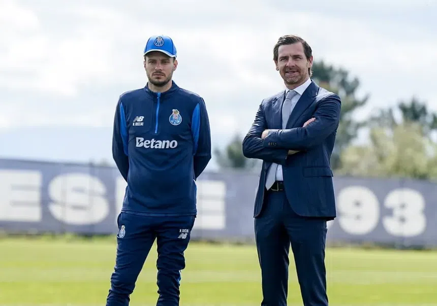 Martín Anselmi e André Villas-Boas em consonância (FOTO: FC PORTO)