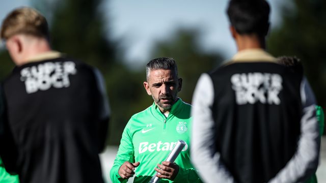 Rui Borges ministrou mais um treino em Alcochete