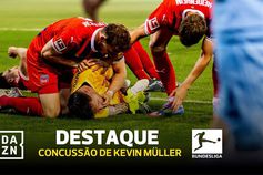 Choque brutal deixa guarda-redes alemão com concussão (vídeo)