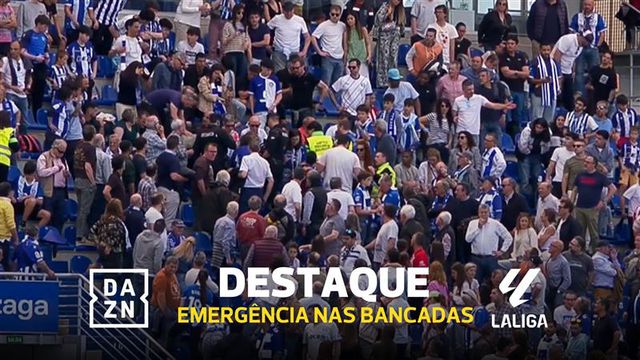 Alavés-At. Madrid interrompido por emergência na bancada