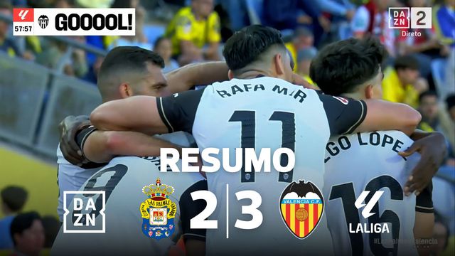 Valência afunda Las Palmas rumo à manutenção na La Liga (resumo)
