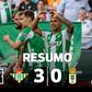 Betis mais perto da Champions League e Oviedo da LaLiga (resumo)