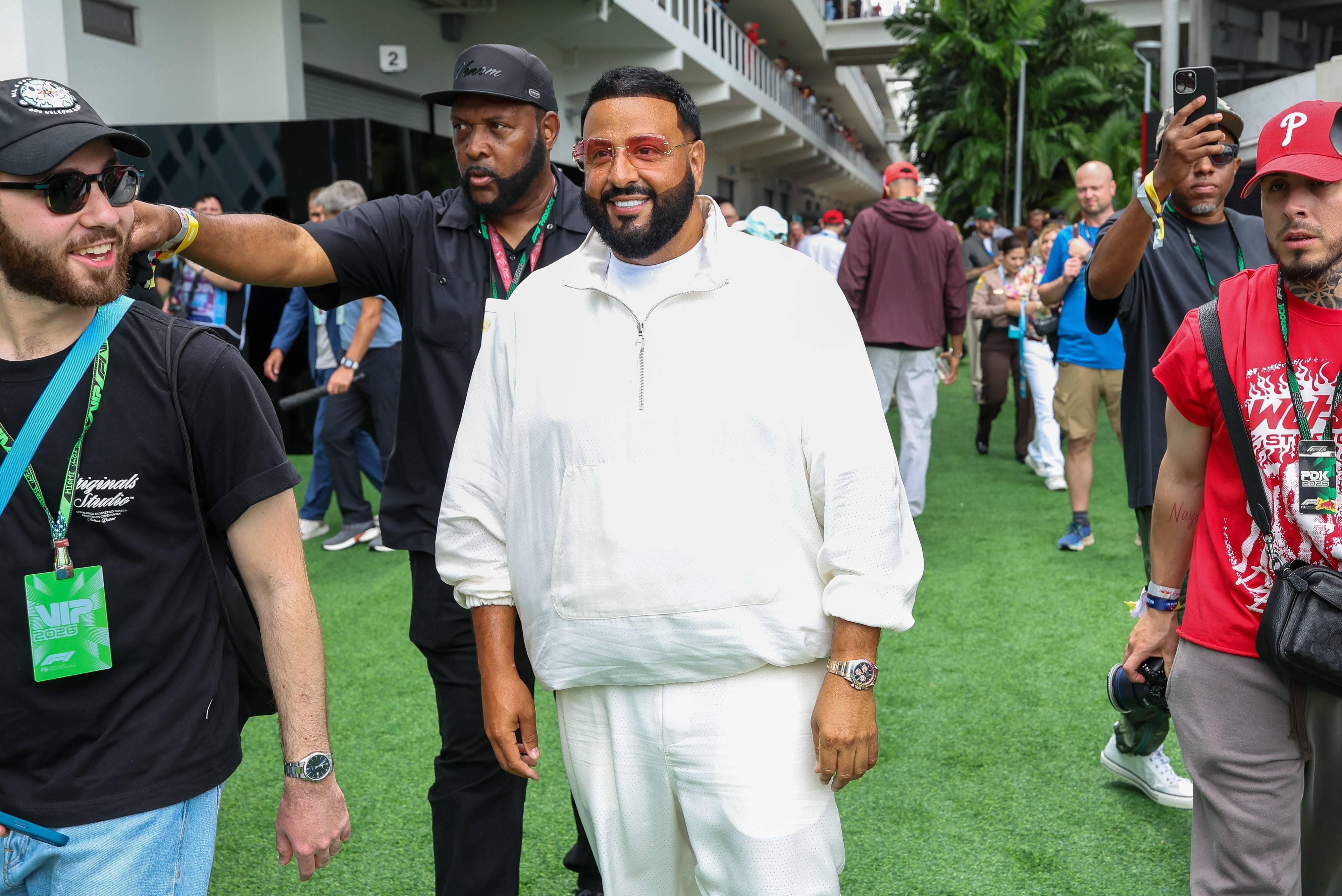 DJ Khaled, no GP de Miami