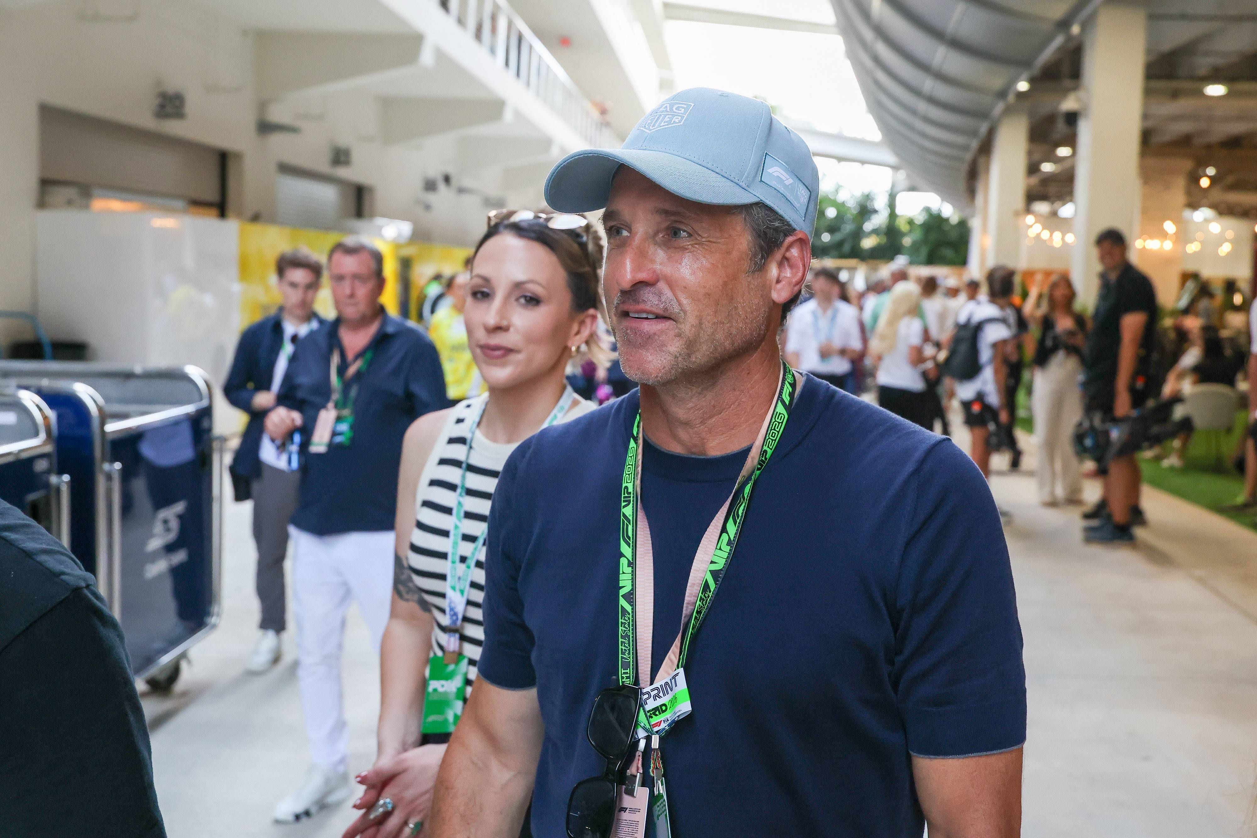Patrick Dempsey na véspera da corrida, GP de Miami de Fórmula 1