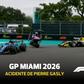 Gasly capotou e teve de abandonar o GP Miami