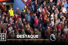 Já? Adeptos do Aston Villa viram dois golos do Tottenham e abandonaram o estádio