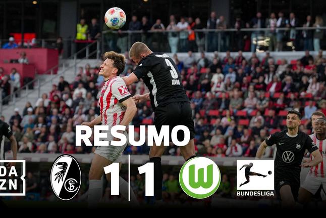 Friburgo empata antes das decisões com o SC Braga (resumo)