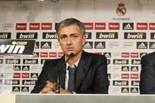 José Mourinho no dia em que foi apresentado no Real Madrid (RUI RAIMUNDO)