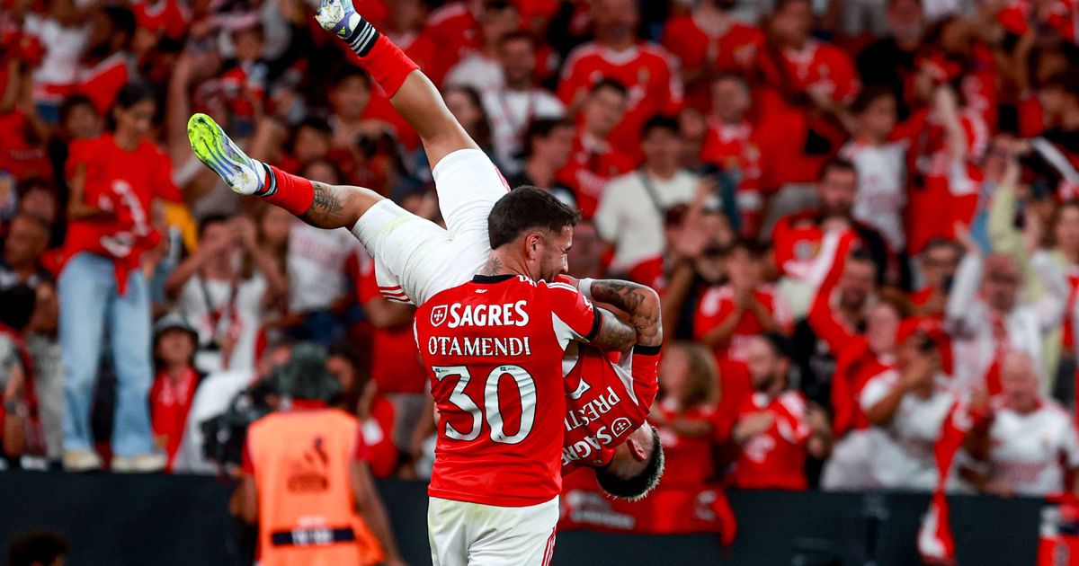 Benfica: Prestianni pede a Otamendi para renovar