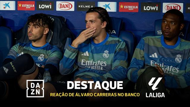 Arbeloa optou por Fran García e Carreras reagiu assim