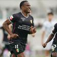 Jovane Cabral voltou aos golos e é uma das armas do Estrela da Amadora para o jogo com o Famalicão — Foto: Hugo Delgado/LUSA