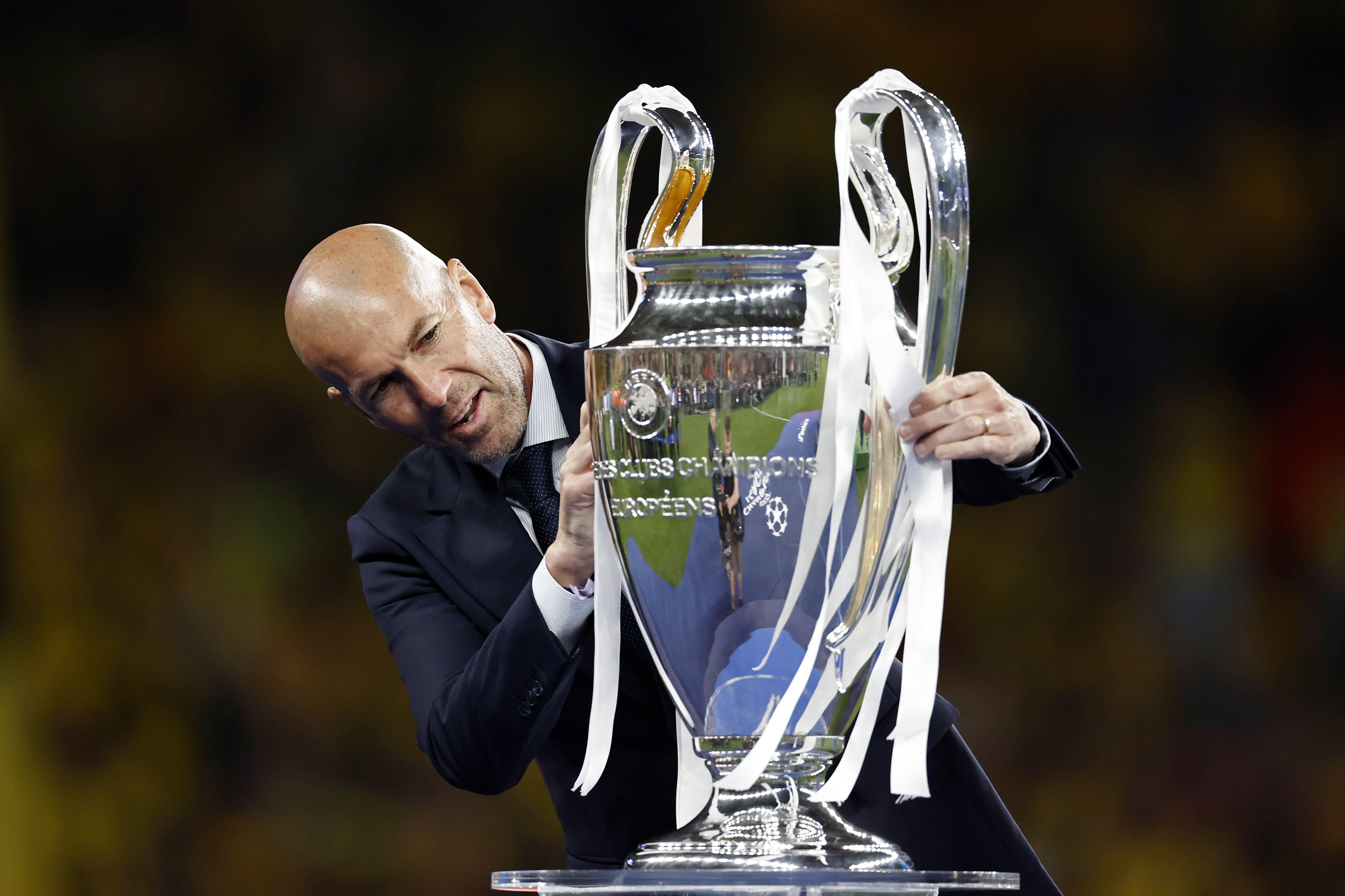 Zidane conquistou três Champions consecutivas com Cristiano Ronaldo