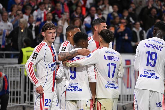 A festa dos jogadores do Lyon - IMAGO