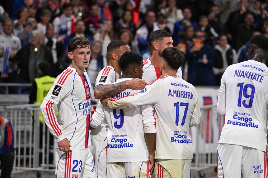 A festa dos jogadores do Lyon - IMAGO