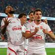 Jogadores do Thun em Basileia