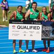 Arialis Martinez, Carlos Nascimento, Tatjana Pinto e Delvis Santos - foto: Federação Portuguesa de Atletismo