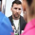 Lionel Messi no GP de Miami de Fórmula 1