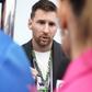 Lionel Messi no GP de Miami de Fórmula 1