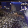 A subida de Farioli ao coreto do Dragão, com música a condizer