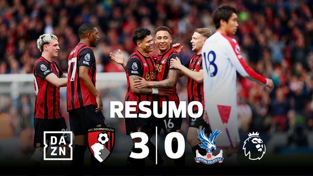 Imparáveis! Bournemouth atropela Palace e já começa a ver voos (resumo)
