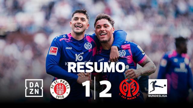 Mainz complica contas da manutenção do St. Pauli (resumo)