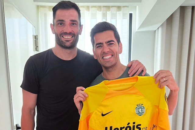 Antonio Adán regressa a Madrid e oferece prenda ao vizinho Pedro Fernandes