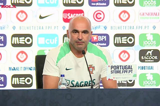 Roberto Martínez revela quando chegam Cristiano Ronaldo e Rúben Neves
