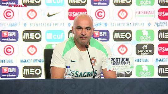 Roberto Martínez revela quando chegam Cristiano Ronaldo e Rúben Neves