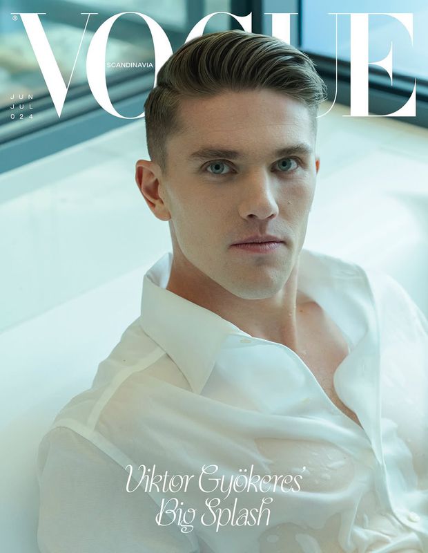 Gyokeres como nunca o viu... numa das revista de moda mais prestigiadas do mundo