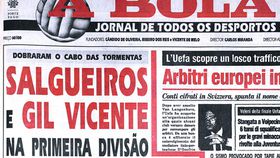 Neste dia em 1990: 2.ª divisão em destaque, mas  a arbitragem...
