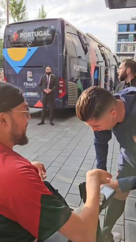 O momento em que Tunay conheceu Cristiano Ronaldo