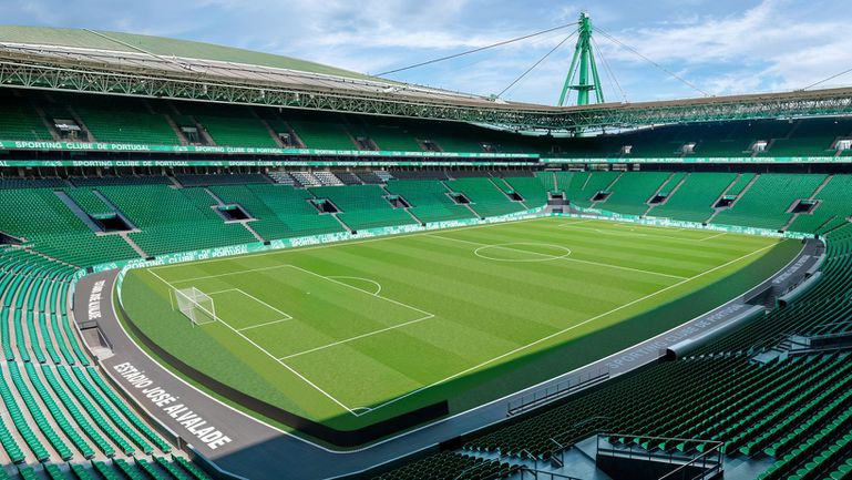 Sporting: levantada ponta do véu do 'novo' Estádio José Alvalade (fotogaleria)