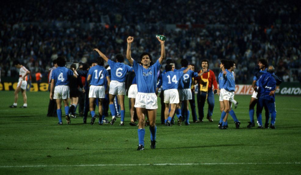 Andrea Carnevale venceu dois Scudettos com o Nápoles e uma Taça UEFA