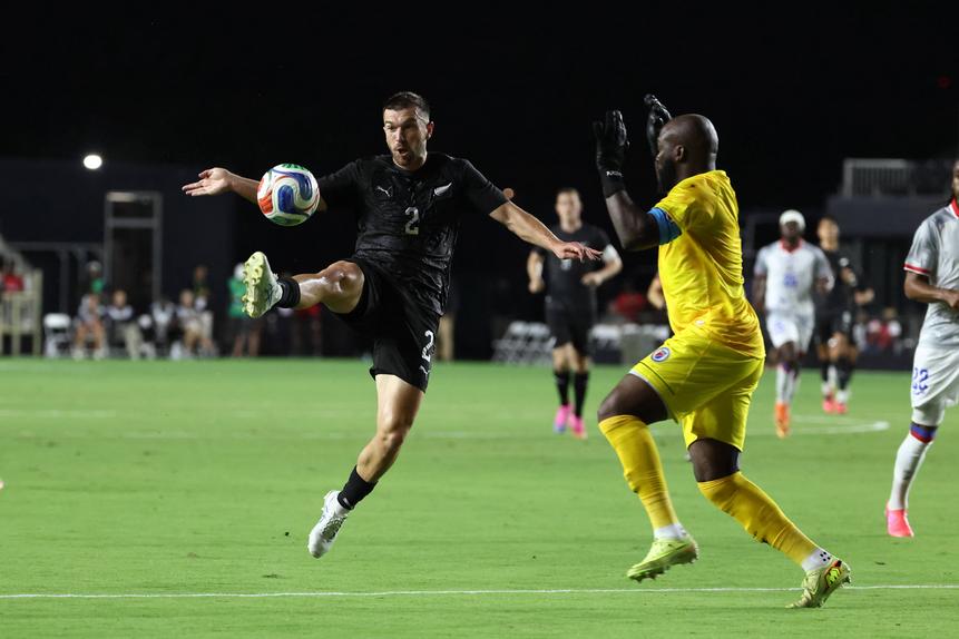 Tim Payne frente ao Haiti