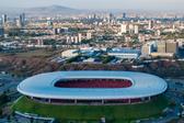 Estádio Akron, Guadalajara, no México, vai receber o encontro entre Uruguai e Espanha