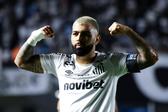 Gabriel Barbosa, conhecido por Gabigol, avançado brasileiro do Santos