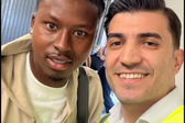 Sidny já no aeroporto em solo turco
