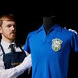 Camisola que Pelé usou na final do Mundial 1958, contra a Suécia - Foto: Sotheby's