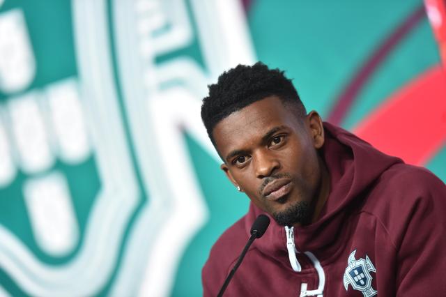 Nélson Semedo na conferência da Seleção - Foto: Miguel Nunes