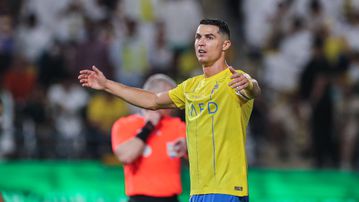 A reação de Cristiano Ronaldo ao penálti falhado e à eliminação do Al Nassr